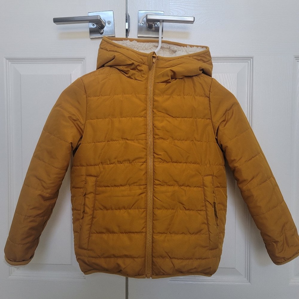 Tucker + Tate Kids' (7yr) Reversible Fleece & Quilted Puffer Jacket